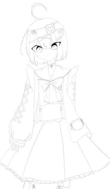 デコリちゃん   線画