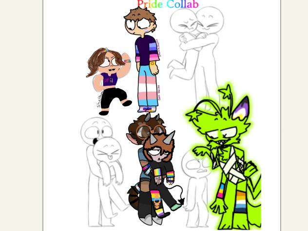 Pride collab !🩷💛💙