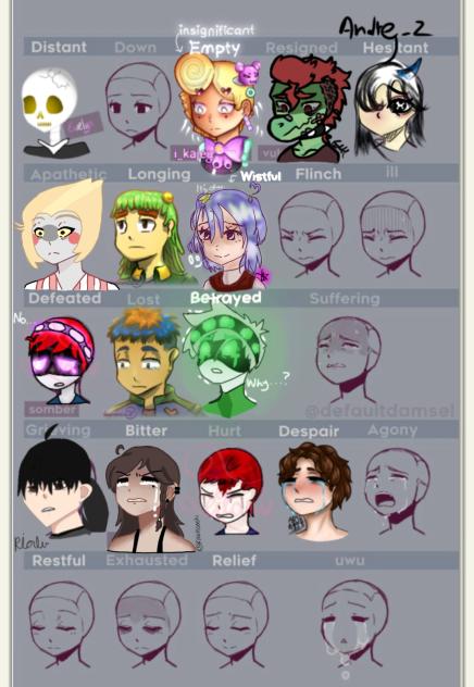 Depression face collab - ibisPaint