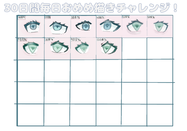 目描くやつ10日目