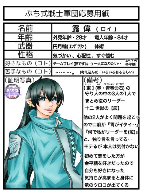 ＊ぶち式戦士軍団＊『露偉~ﾛｲ~』
