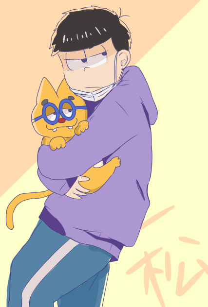 一松とエスパーニャンコ - ibisPaint