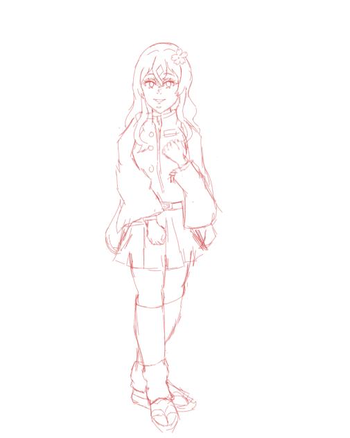 Shinsetsu Hirayama - demon slayer sketch