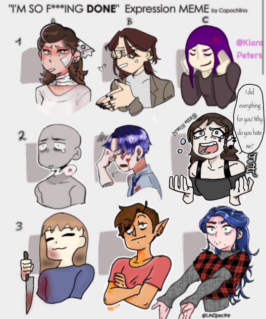 I’m so fucking done expression meme