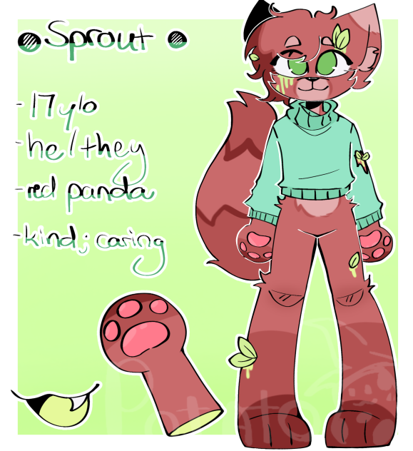 Sprout (old furry oc)