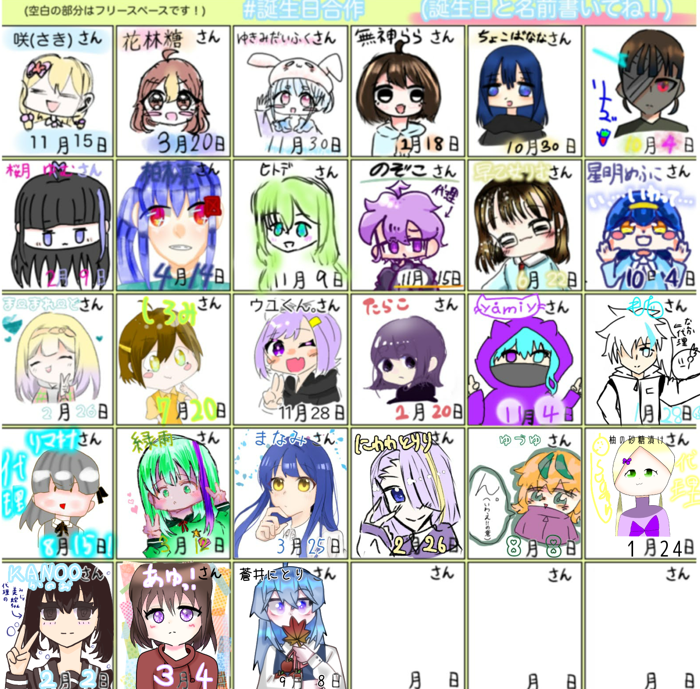 9月誕生日僕だけ Ibispaint