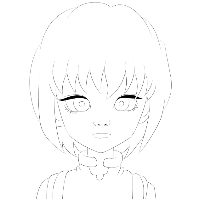Kurapika Disney lineart