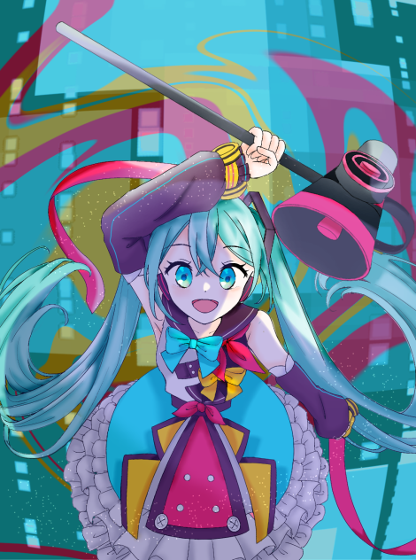 2018 マジミラ　初音ミク塗り絵