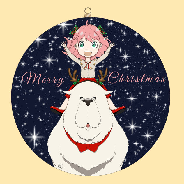 Anya and Bond  Christmas