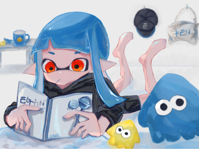 ウインクしてくれるイカちゃん - ibisPaint