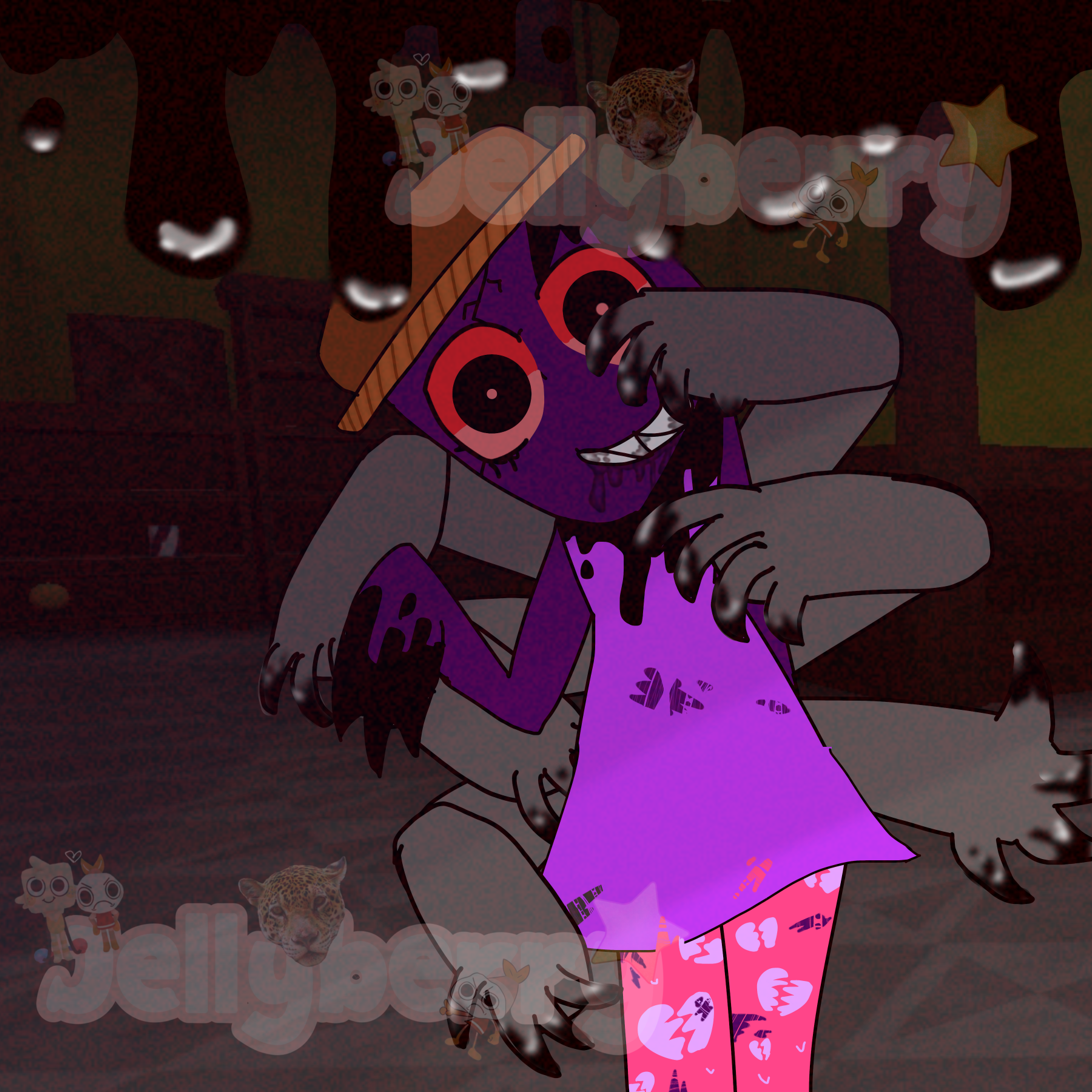 my friend’s twisted oc fanart! - ibisPaint
