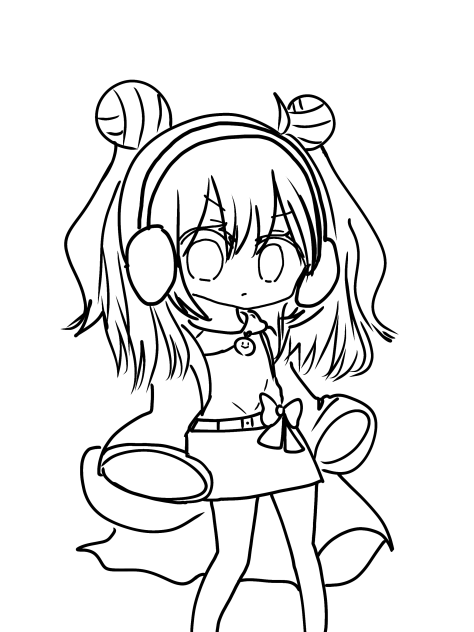 りんごの塗り絵