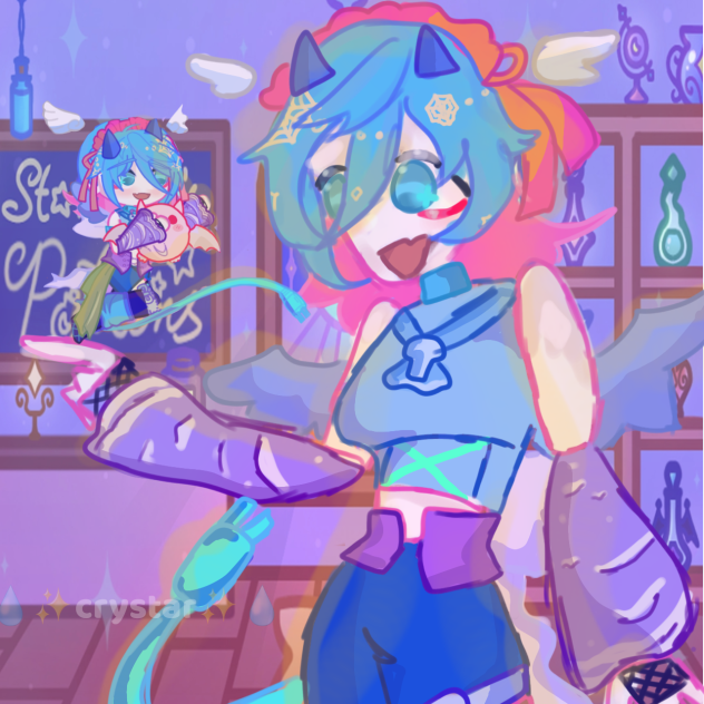 Crystar Gacha OC x artstyle