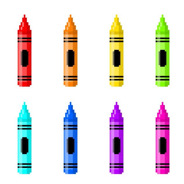 Crayons (pixel)