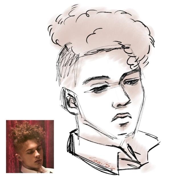 quick portrait sketch