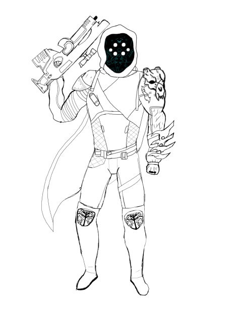 Awoken Hunter - Speed Drawing - ibisPaint