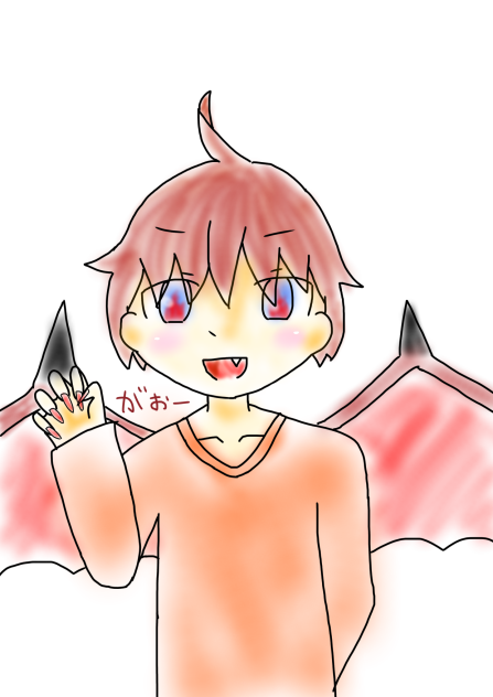 リオレウスを擬人化したかっただけなんだ・・・