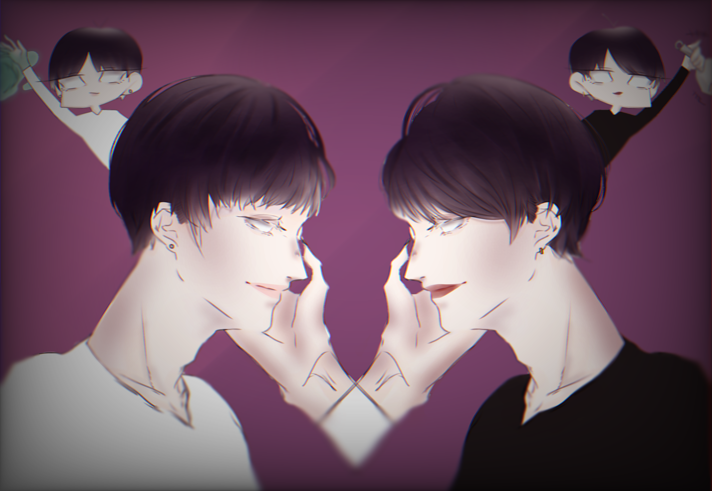 四つ辻の美少年 Ibispaint