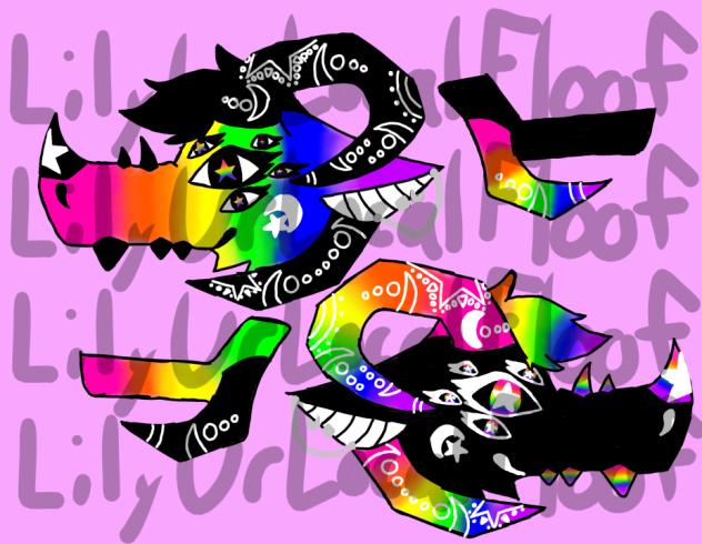 Paper dragon puppet design!