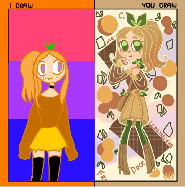 Laranjinha 🧡🤎🧡 l You draw