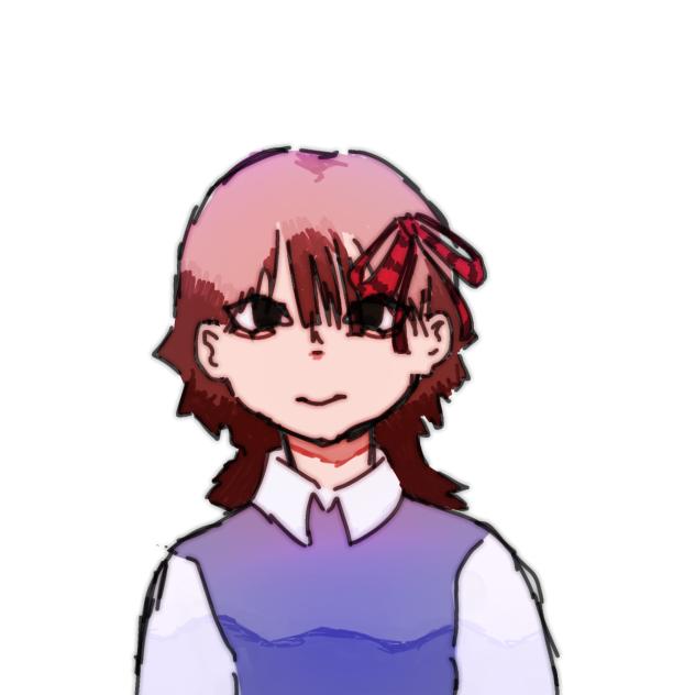 girl staring into your soul - ibisPaint
