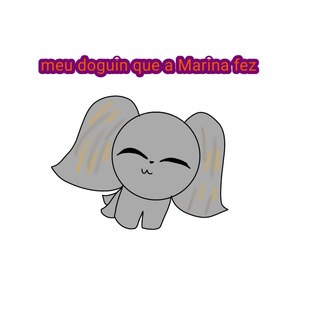 Meu doguin que a Marina fez