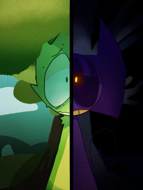 Light and dark…