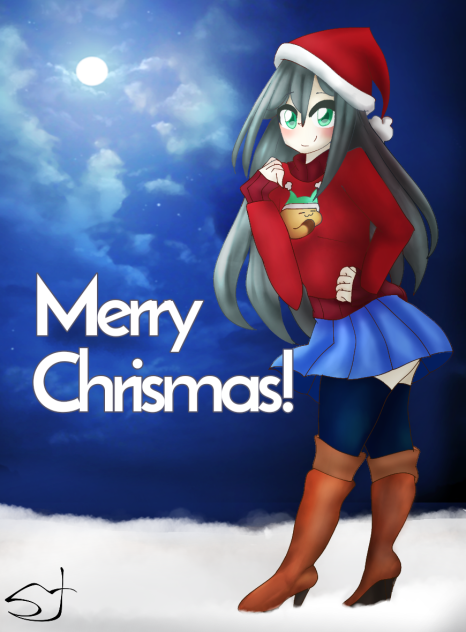 A trap saying Merry Chrismas