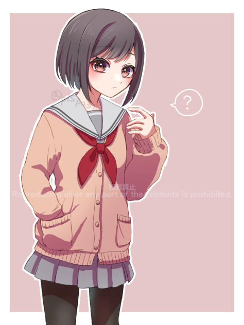 絵名に宮女の制服着せただけ