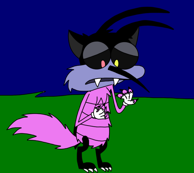 Worried Wereroach Joey.