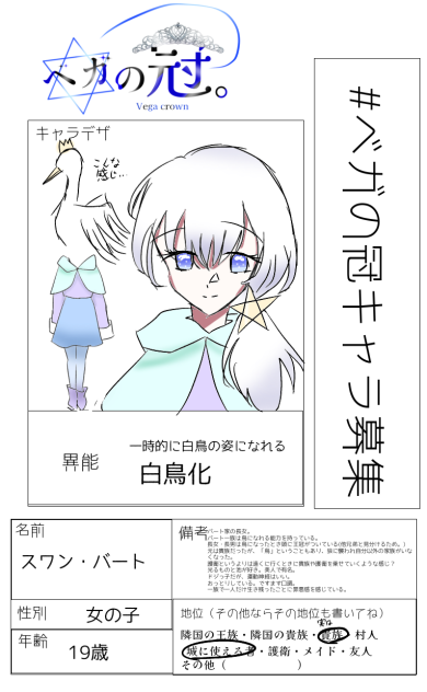 キャラ募集