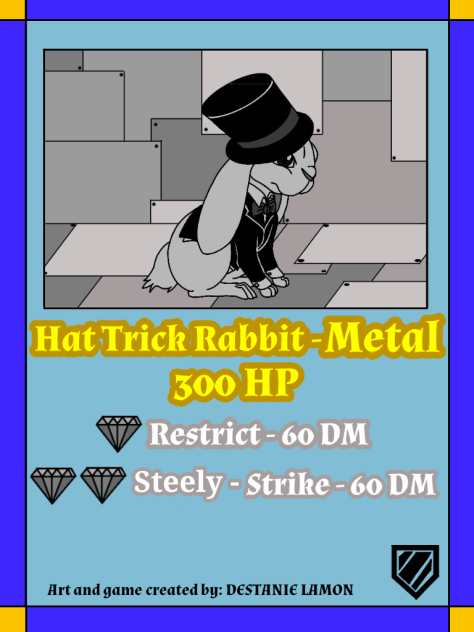CC&M HAT TRICK RABBIT-METAL