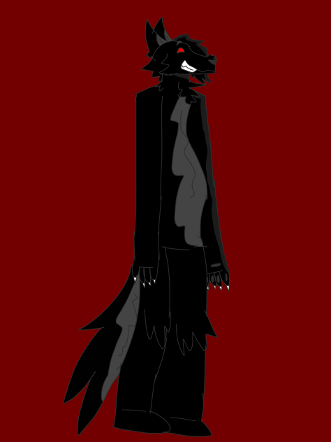 Some wolf from heck - ibisPaint