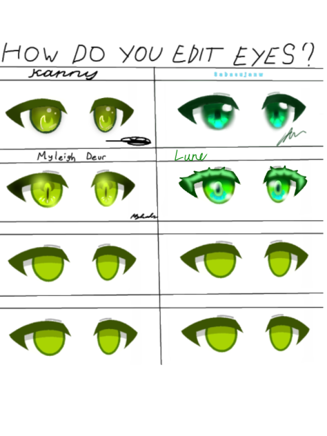 Green eyes 👀 collab