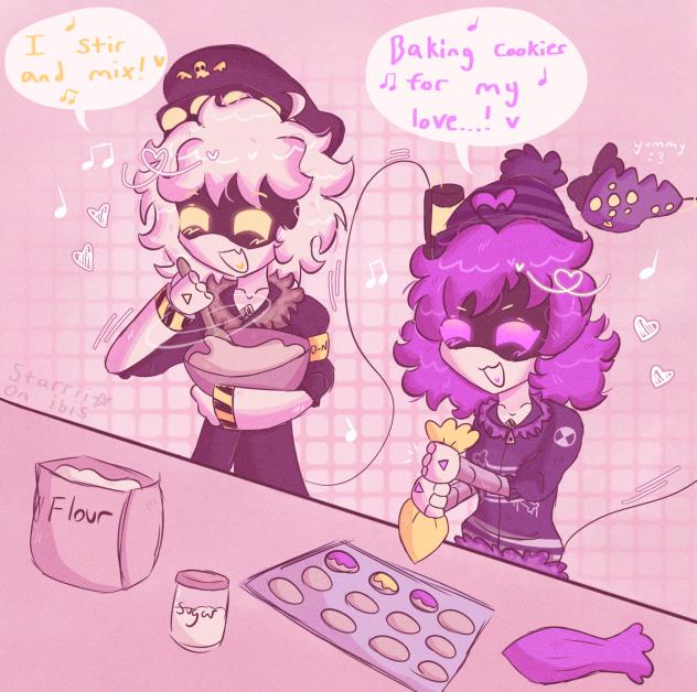 🎶Baking cookies 4 my luv, I stir & mix!🎶