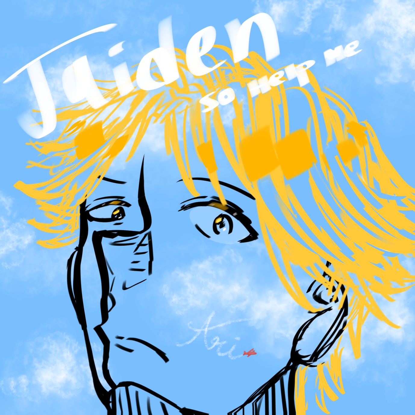 Message in the clouds - ibisPaint