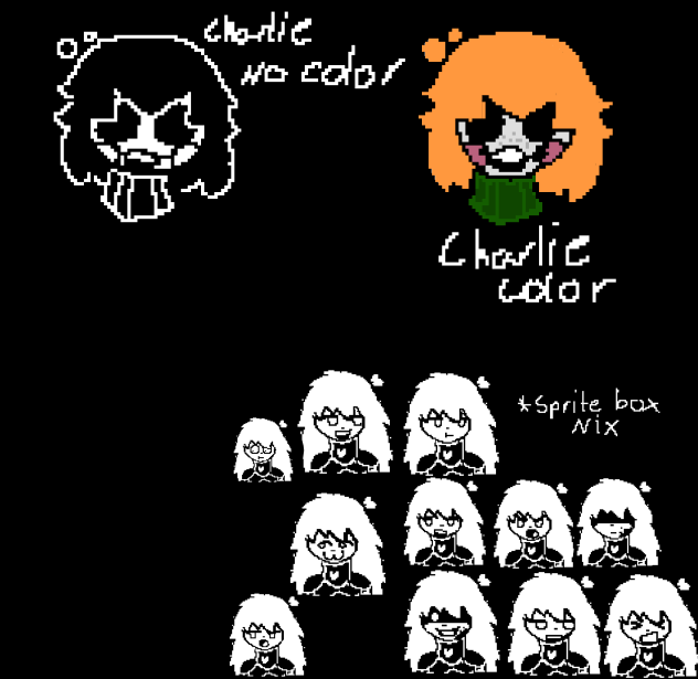 Some deltarune sprites for my OCS