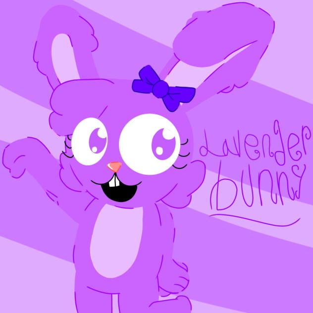 Lavender bunny