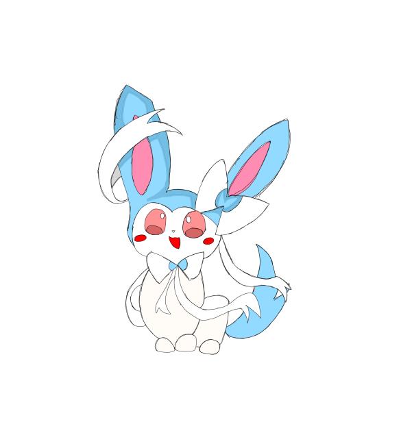 色違いニンフィアちゃん