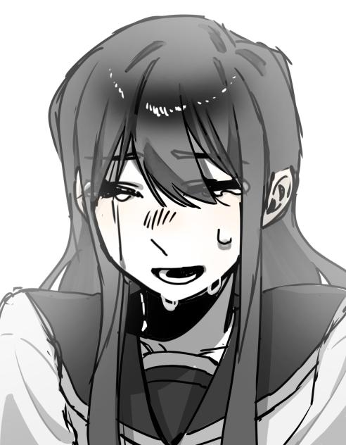 儚げ系のボカロ聴いて描いた
