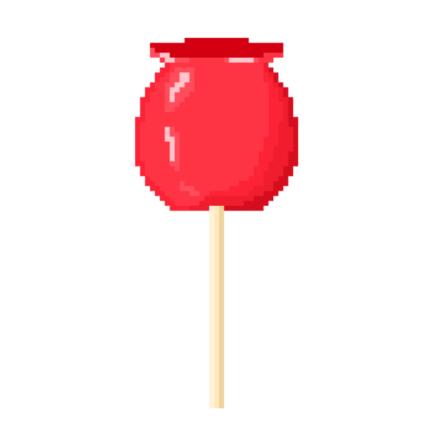 Candied apple (pixel)