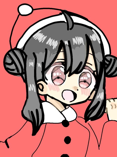 サンタの絵、、。