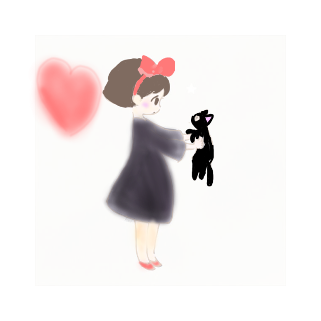 魔女の宅急便「キキとジジ」