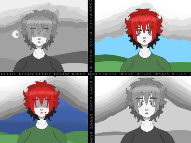 um oldschool vs colored