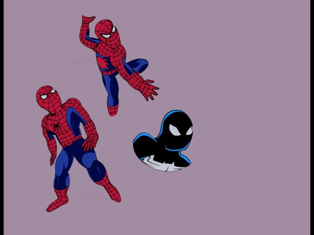 vintage spidey doodles