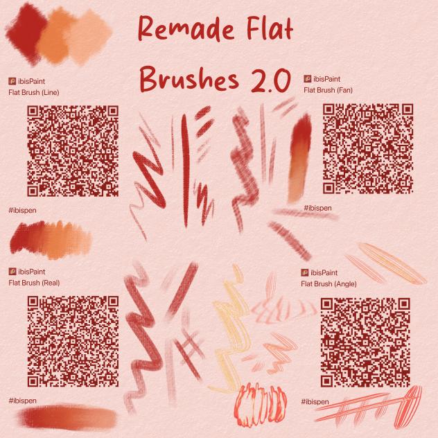 Remade Flat Brushes 2.0