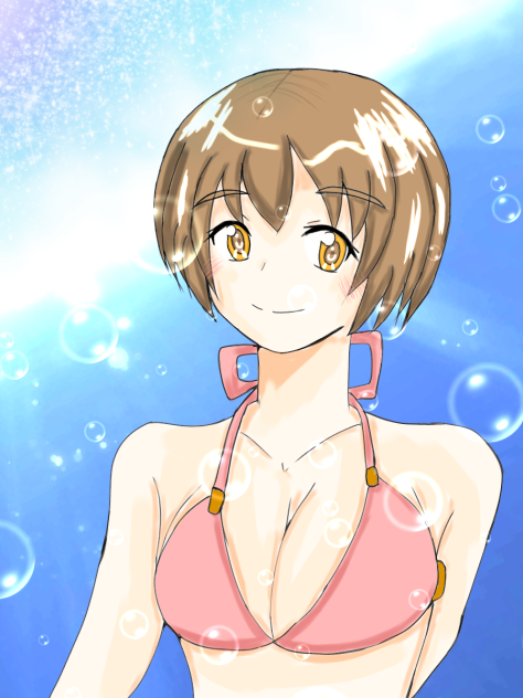 水着の女の子