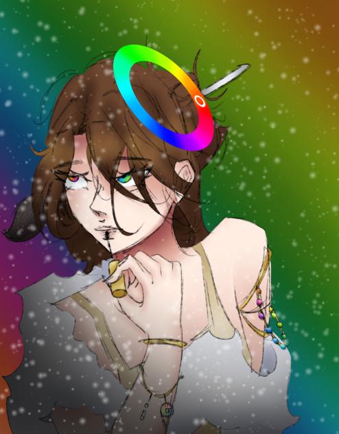 IbisPaint as a woman