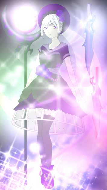 なるさん様の線画を塗らせていただきました(手直し有り)