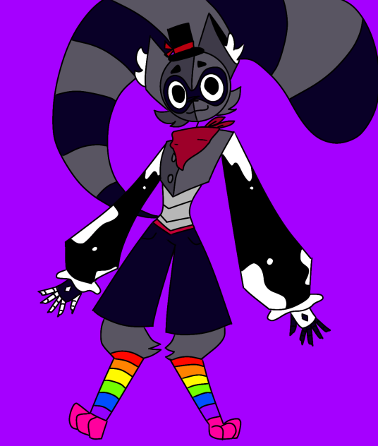 my GF's fnaf oc!